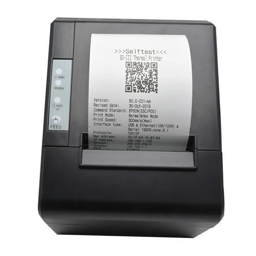 how do i get an ip address for a pos 80 thermal printer