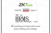 ZKTeco входит в десятку лучших поставщиков решений HRMS по версии HR Tech Outlook 2019