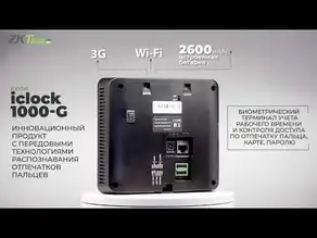 ZKTeco iclock1000 G — терминал новинка